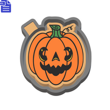 Load image into Gallery viewer, Pumpkin Silicone Mold Housing STL File