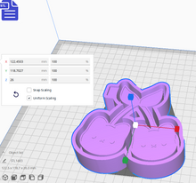 Load image into Gallery viewer, Cat Cherries Silicone Mold Housing STL File