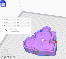 Load image into Gallery viewer, Halloween Ghost Silicone Mold Housing STL File