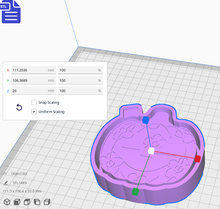 Load image into Gallery viewer, Pumpkin with Flowers Silicone Mold Housing STL File