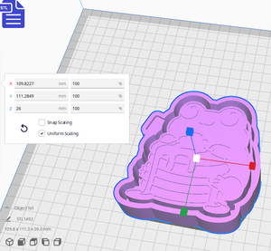 Frog with Pancakes Silicone Mold Housing STL File