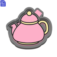 Load image into Gallery viewer, Teapot Silicone Mold Housing STL File