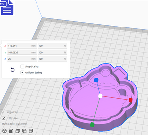 Teapot Silicone Mold Housing STL File