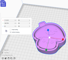 Load image into Gallery viewer, Halloween Mushroom Silicone Mold Housing STL File