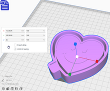 Load image into Gallery viewer, Heart Smiley Silicone Mold Housing STL File