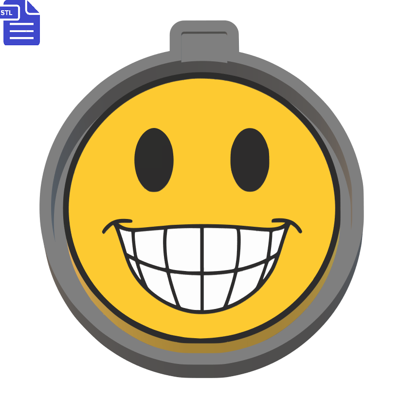 Smiley Teeth Silicone Mold Housing STL File