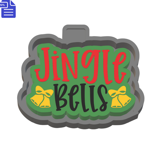 Jingle Bells Silicone Mold Housing STL File