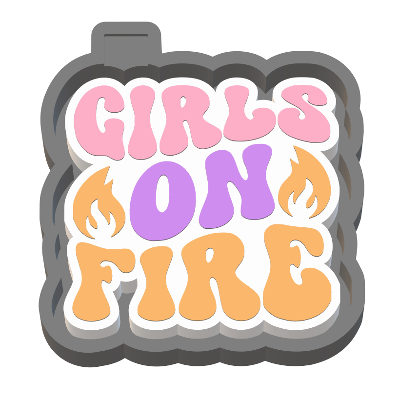 Girls on Fire Silicone Mold Housing STL File