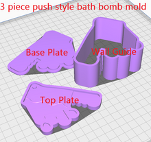 Load image into Gallery viewer, Bloody Cleaver Bath Bomb Mold STL File - includes 1pc &amp; 3pc mold + vacuum blank