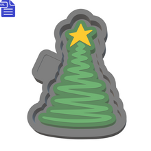 Load image into Gallery viewer, Christmas Tree Silicone Mold Housing STL File