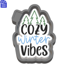 Load image into Gallery viewer, Cozy Winter Vibes Silicone Mold Housing STL File