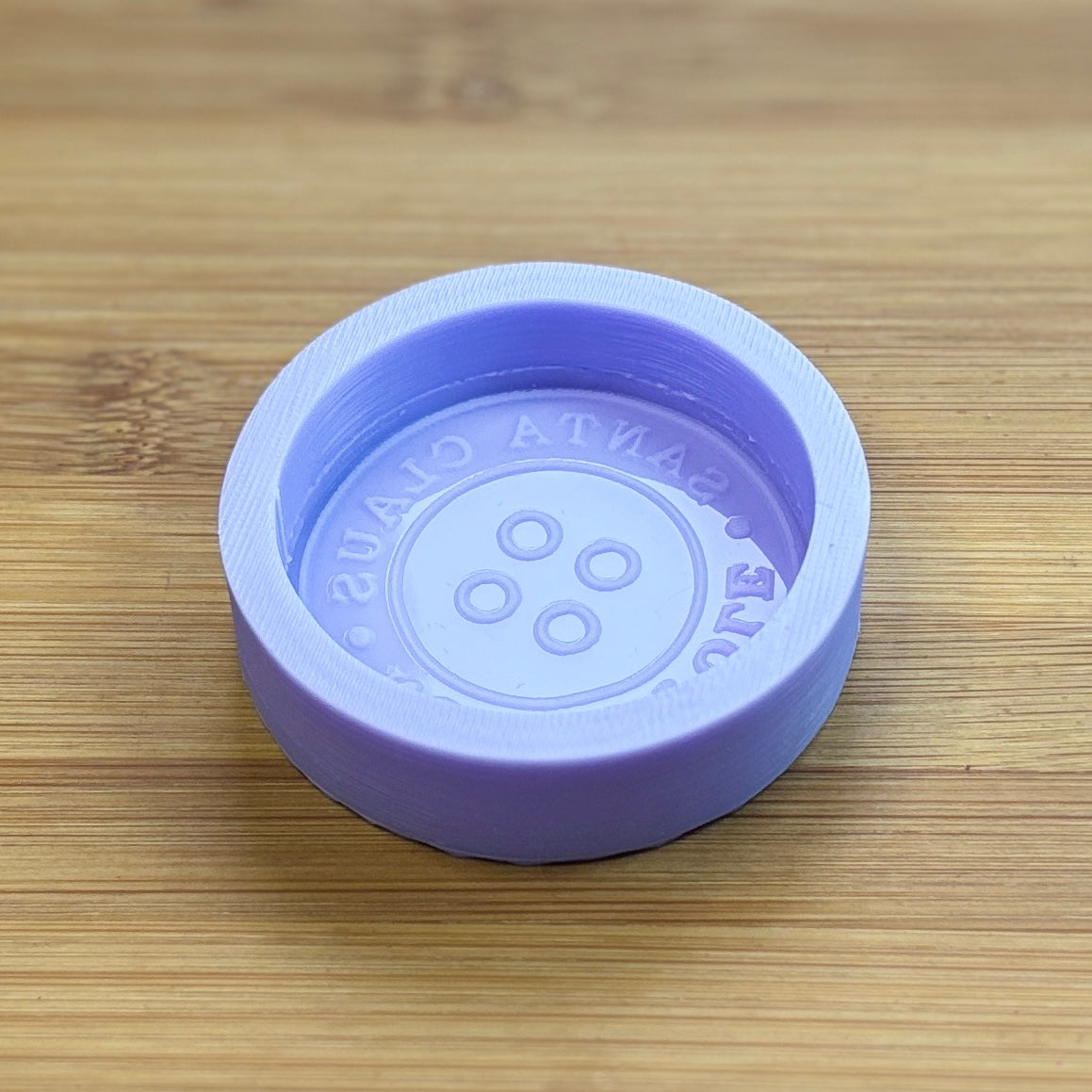 Santa Claus Button Silicone Mold