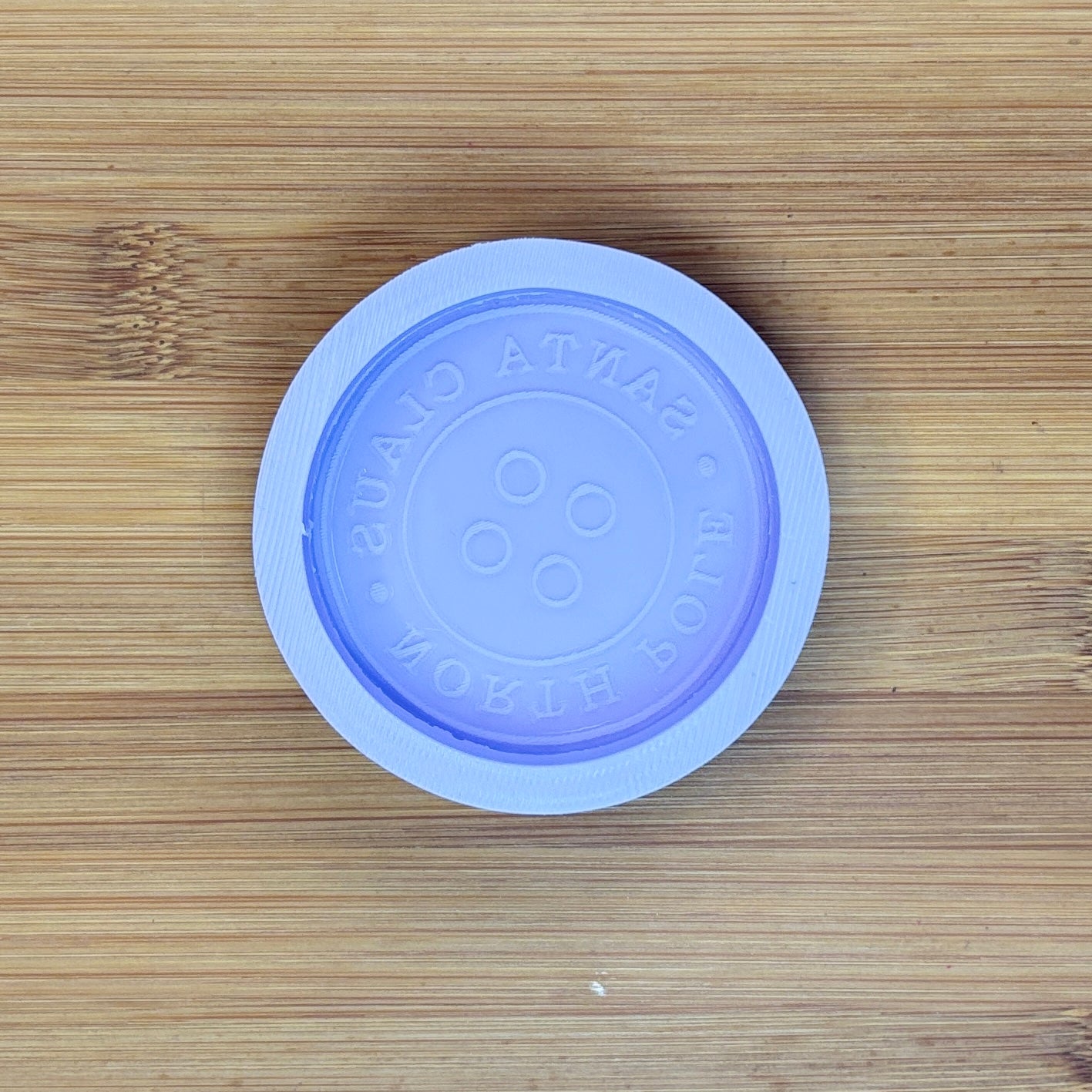 Santa Claus Button Silicone Mold