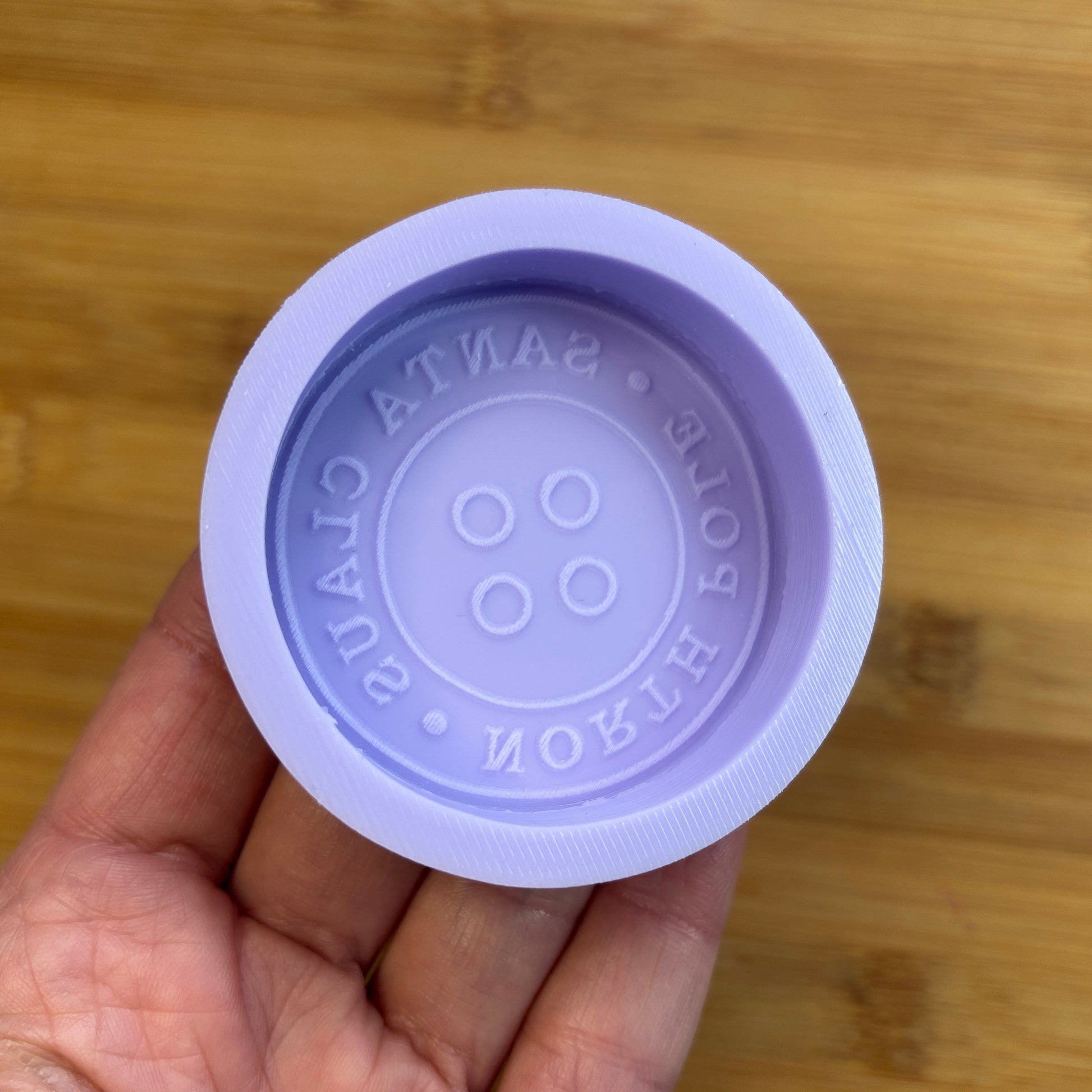 Santa Claus Button Silicone Mold