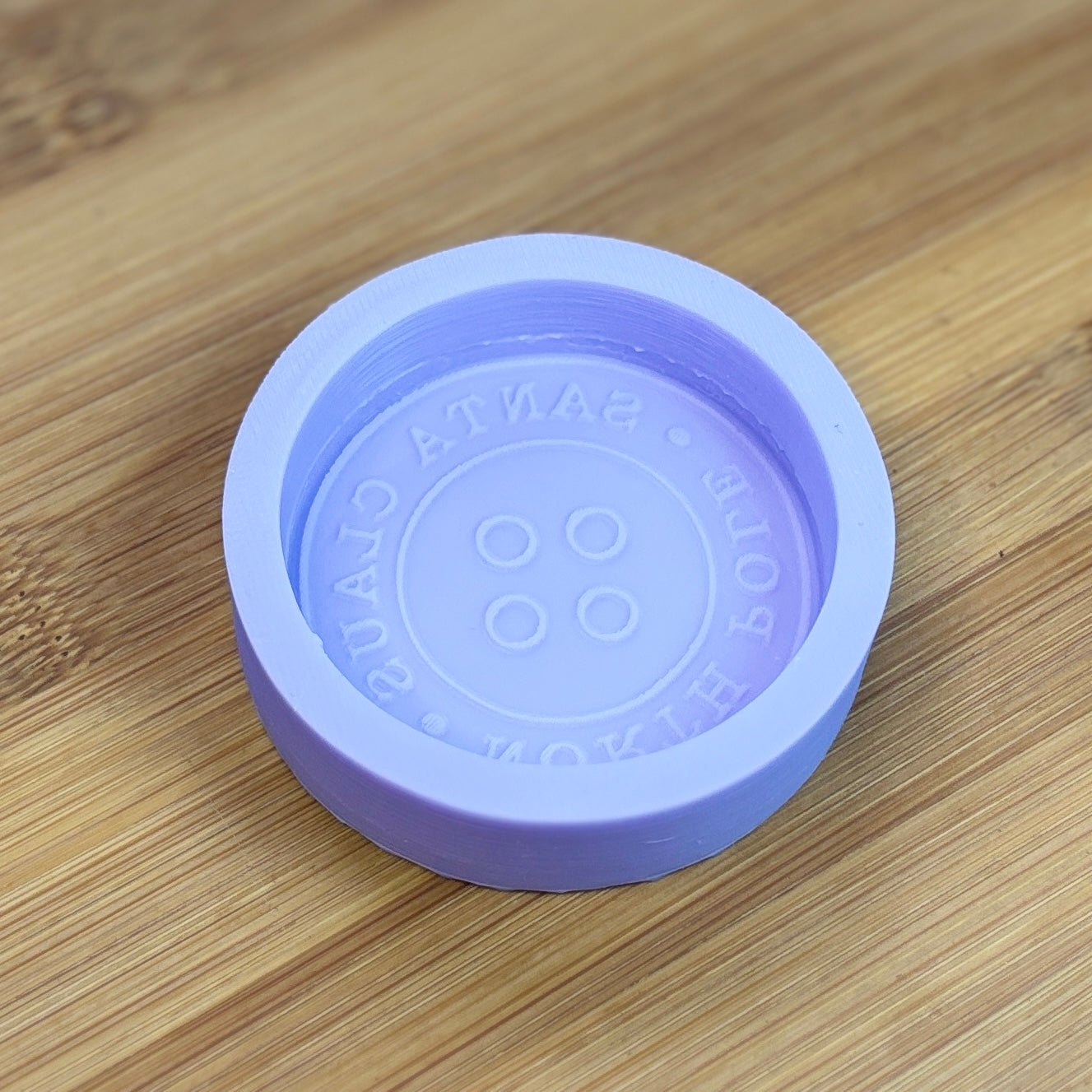 Santa Claus Button Silicone Mold