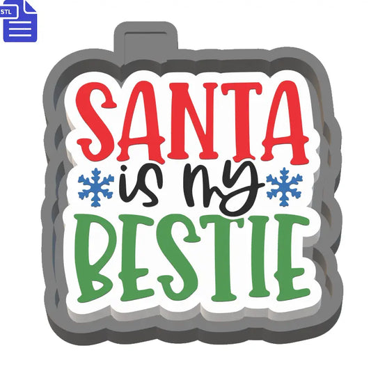Santa Silicone Mold Housing STL File - The Crafts and Glitter Shop