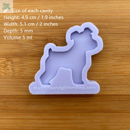 Schnauzer Silicone Mold