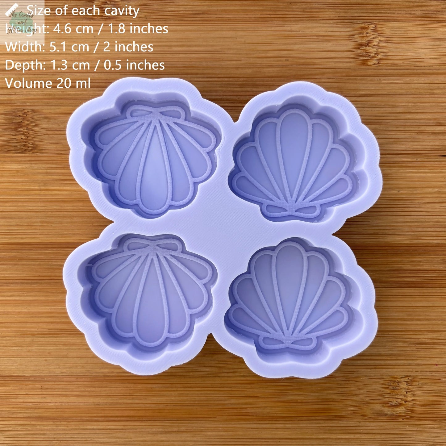 Seashell Silicone Mold - The Crafts and Glitter Shop