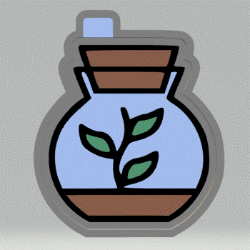 Seedling Terrarium Silicone Mold Housing STL File