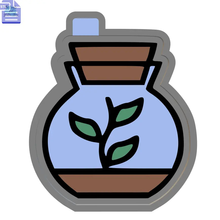 Seedling Terrarium Silicone Mold Housing STL File