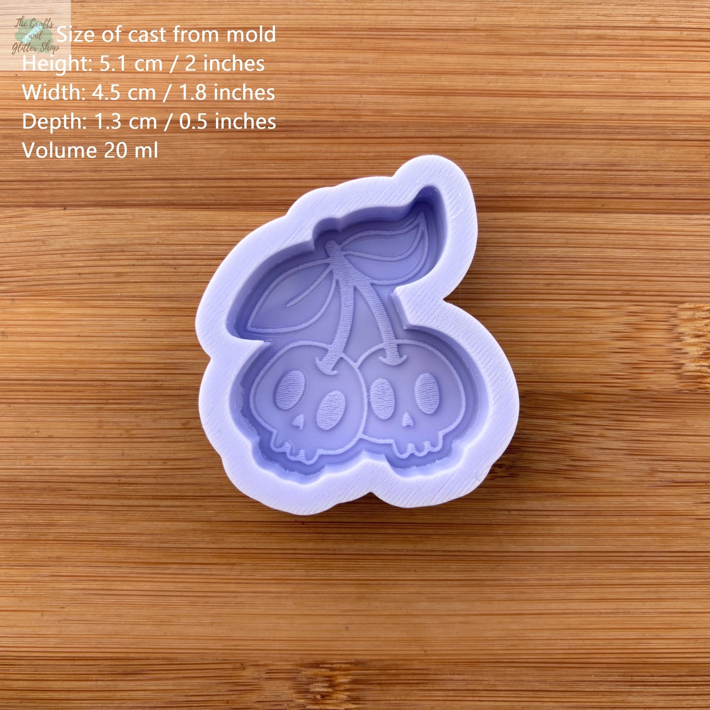 Skull Cherries Silicone Mold - The Crafts and Glitter Shop