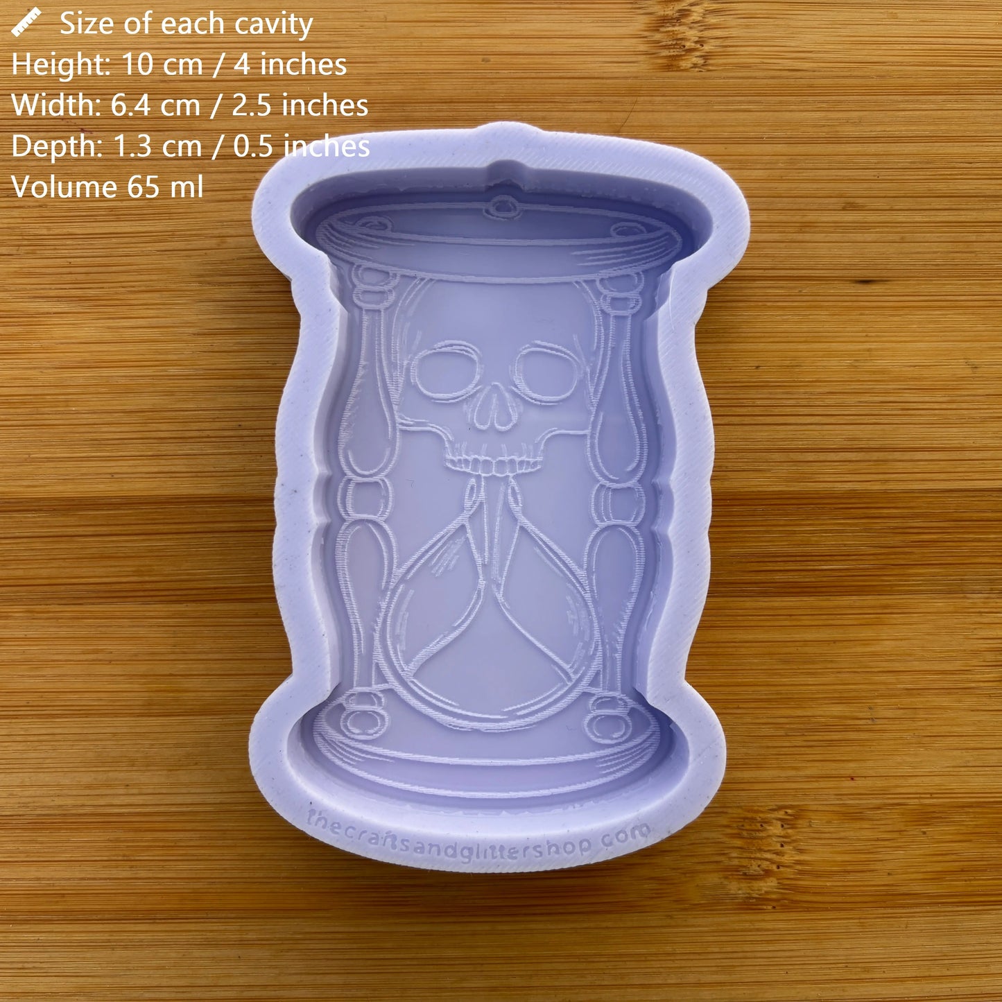 Skull Hourglass Silicone Mold - The Crafts and Glitter Shop