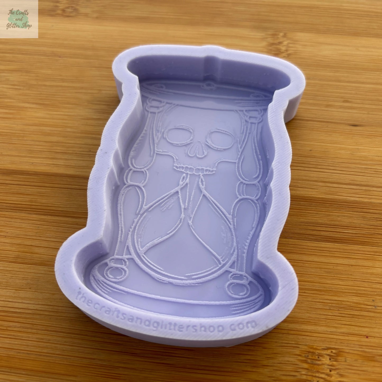 Skull Hourglass Silicone Mold - The Crafts and Glitter Shop