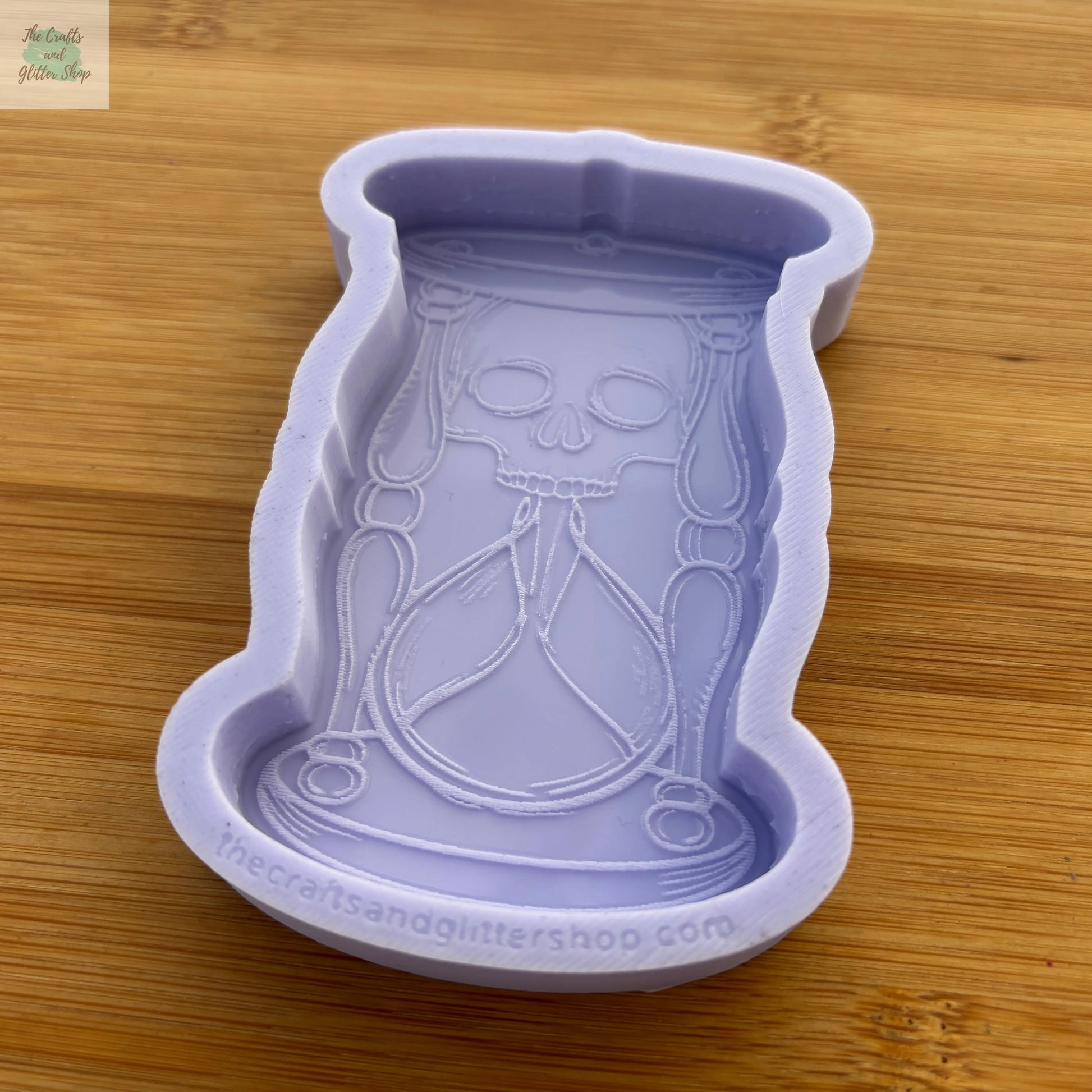 Skull Hourglass Silicone Mold - The Crafts and Glitter Shop