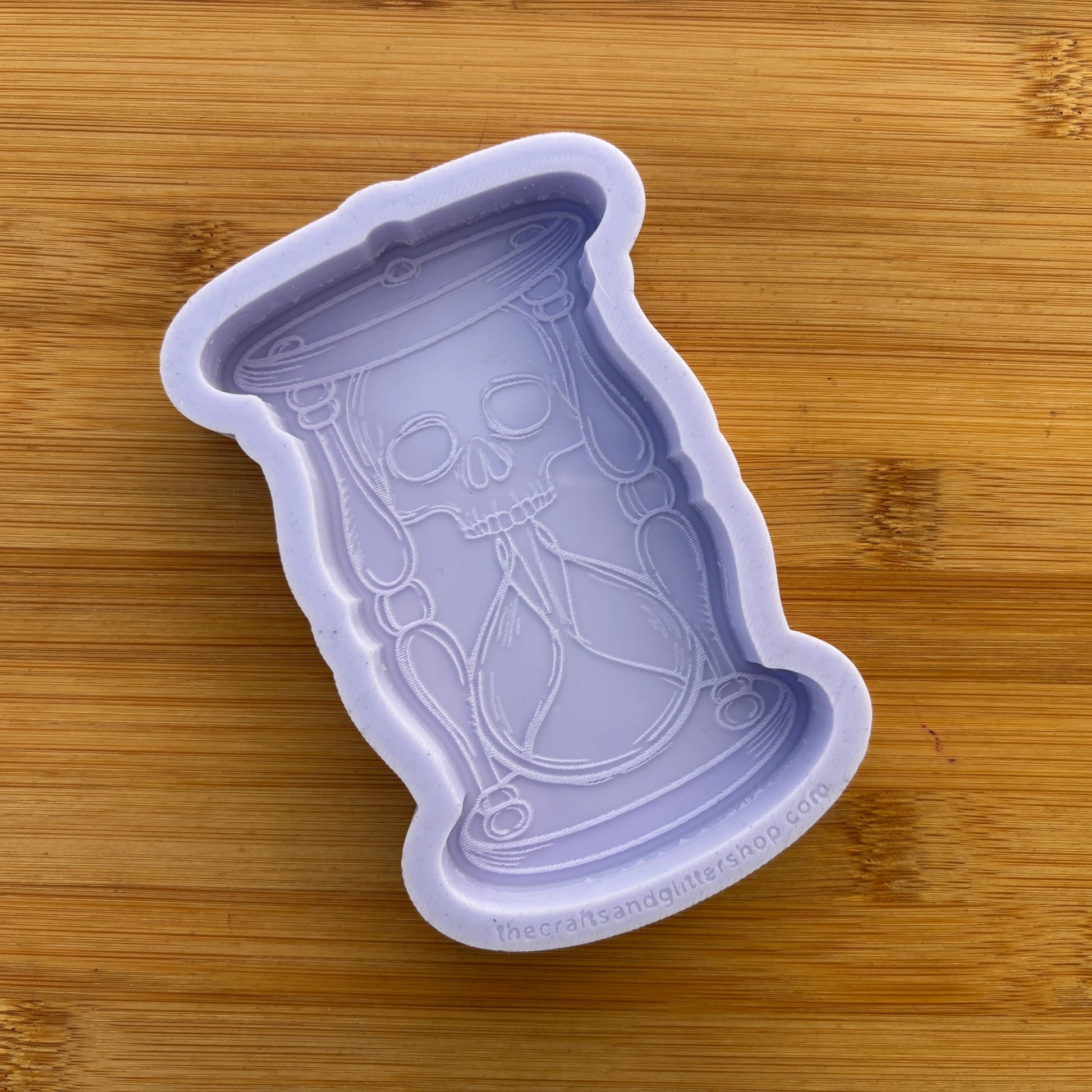 Skull Hourglass Silicone Mold - The Crafts and Glitter Shop