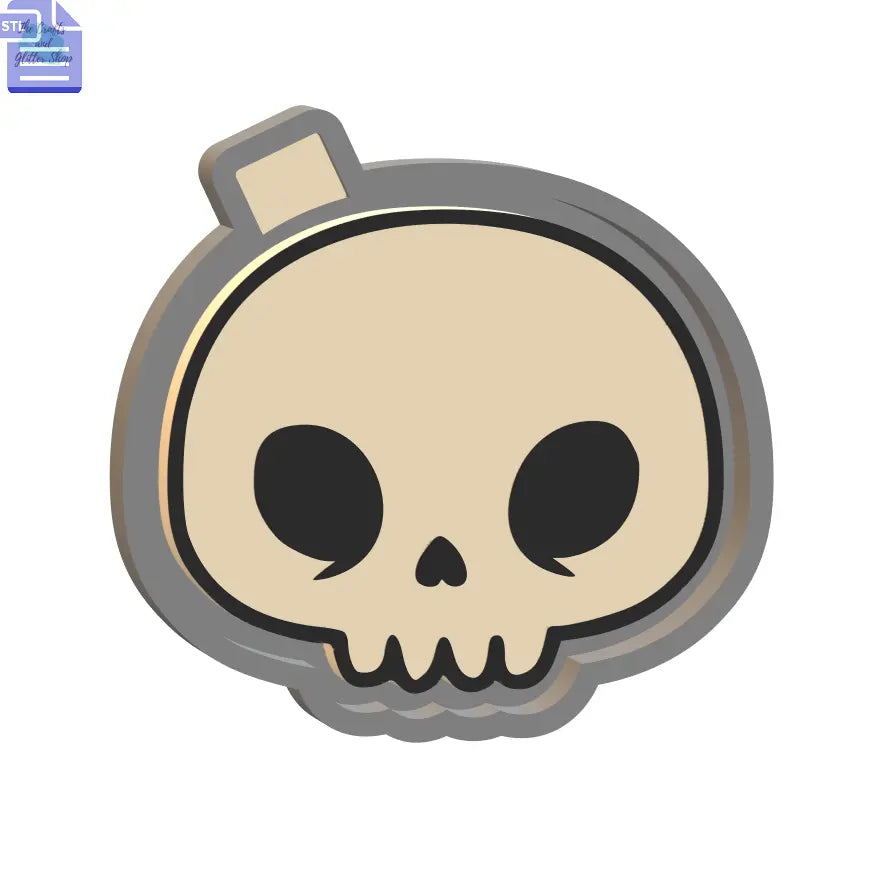 Skull Silicone Mold Housing STL File