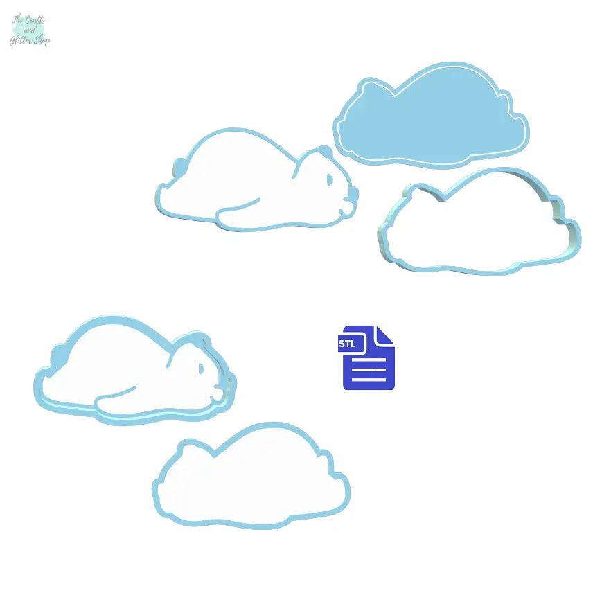 Sleeping Bear Bath Bomb Mold STL File