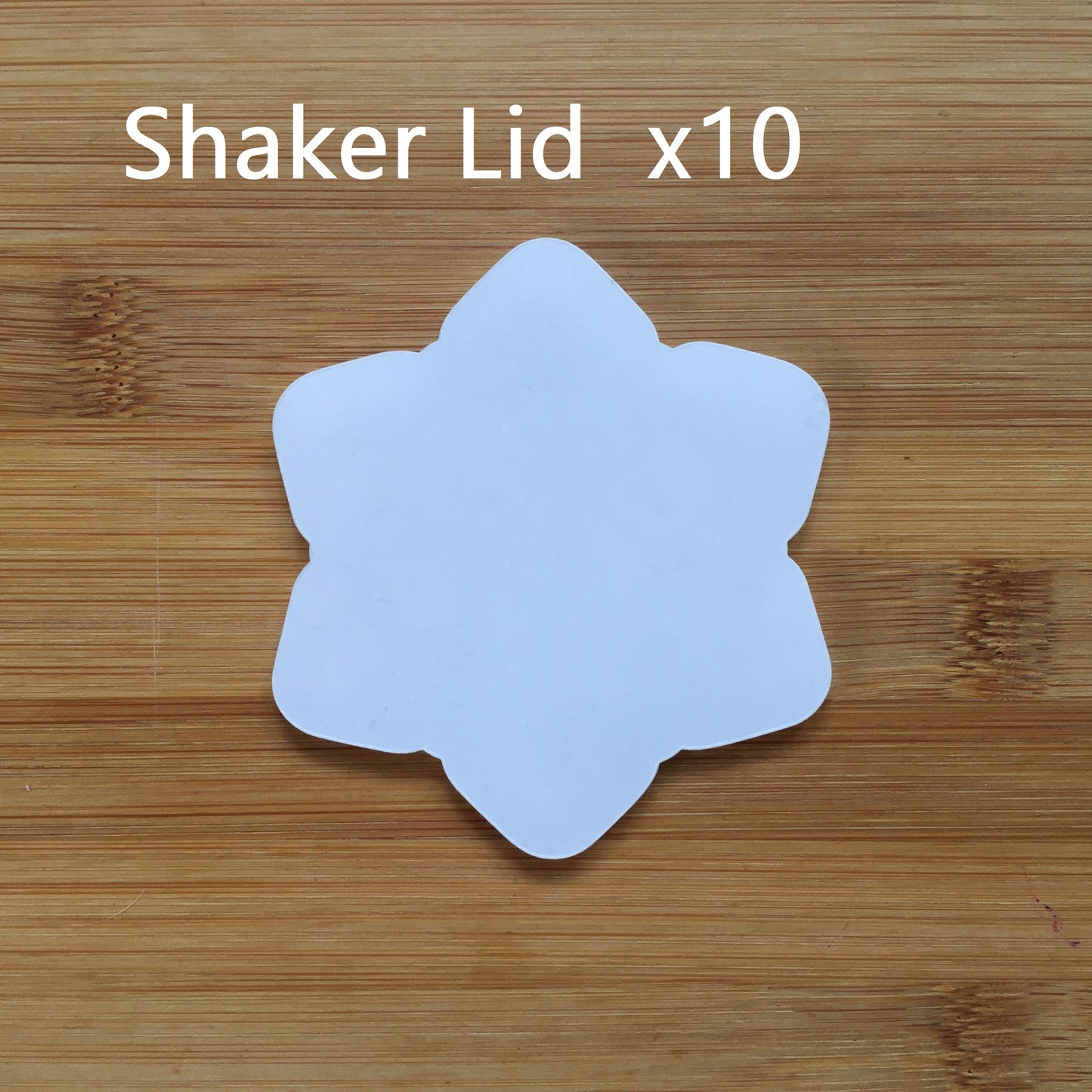 Snowflake Shaker Silicone Mold