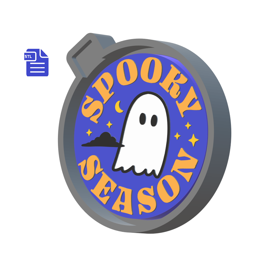 Spooky Season Ghost Silicone Mold Housing STL File