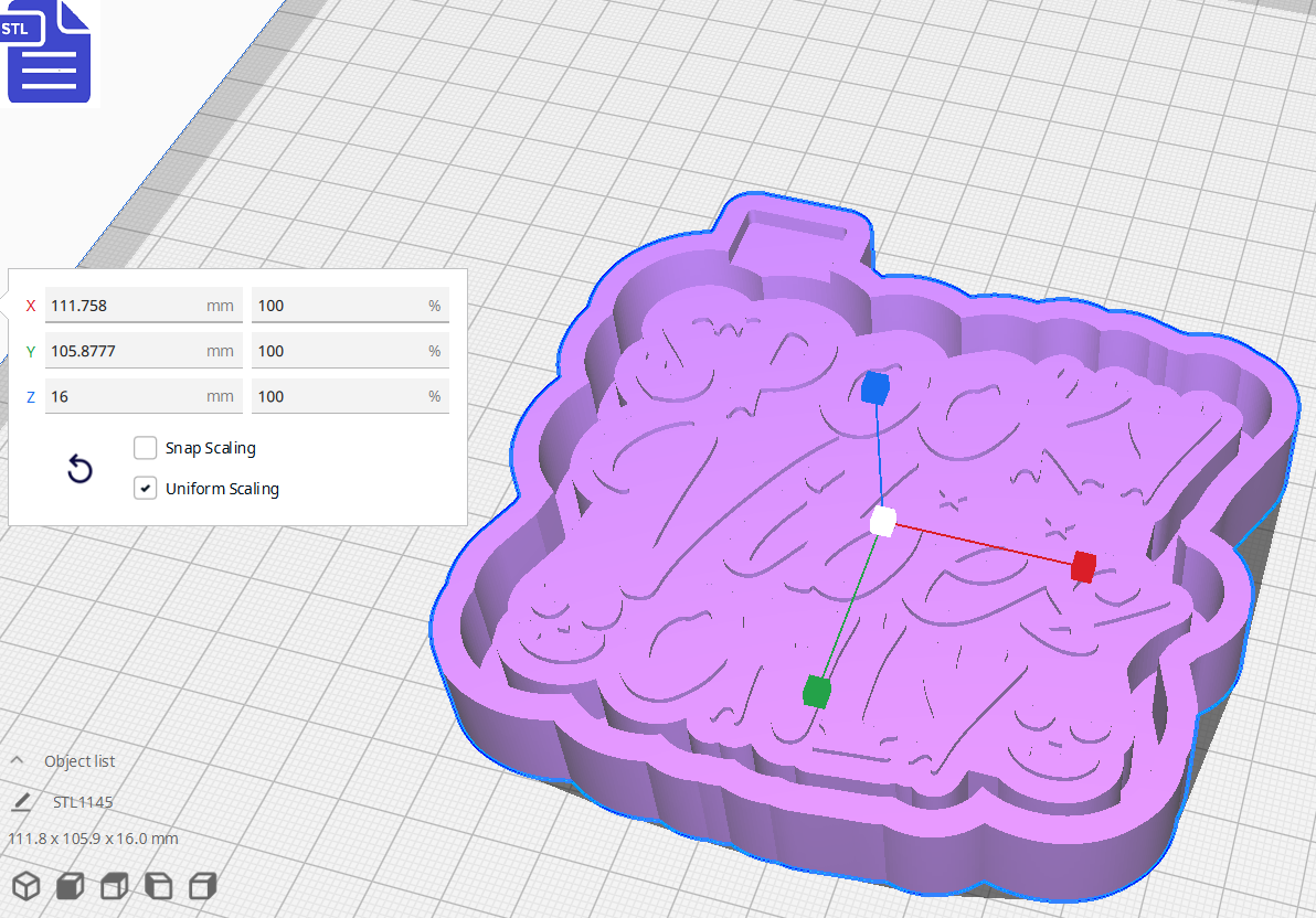 Spooky Vibes Only Silicone Mold Housing STL File
