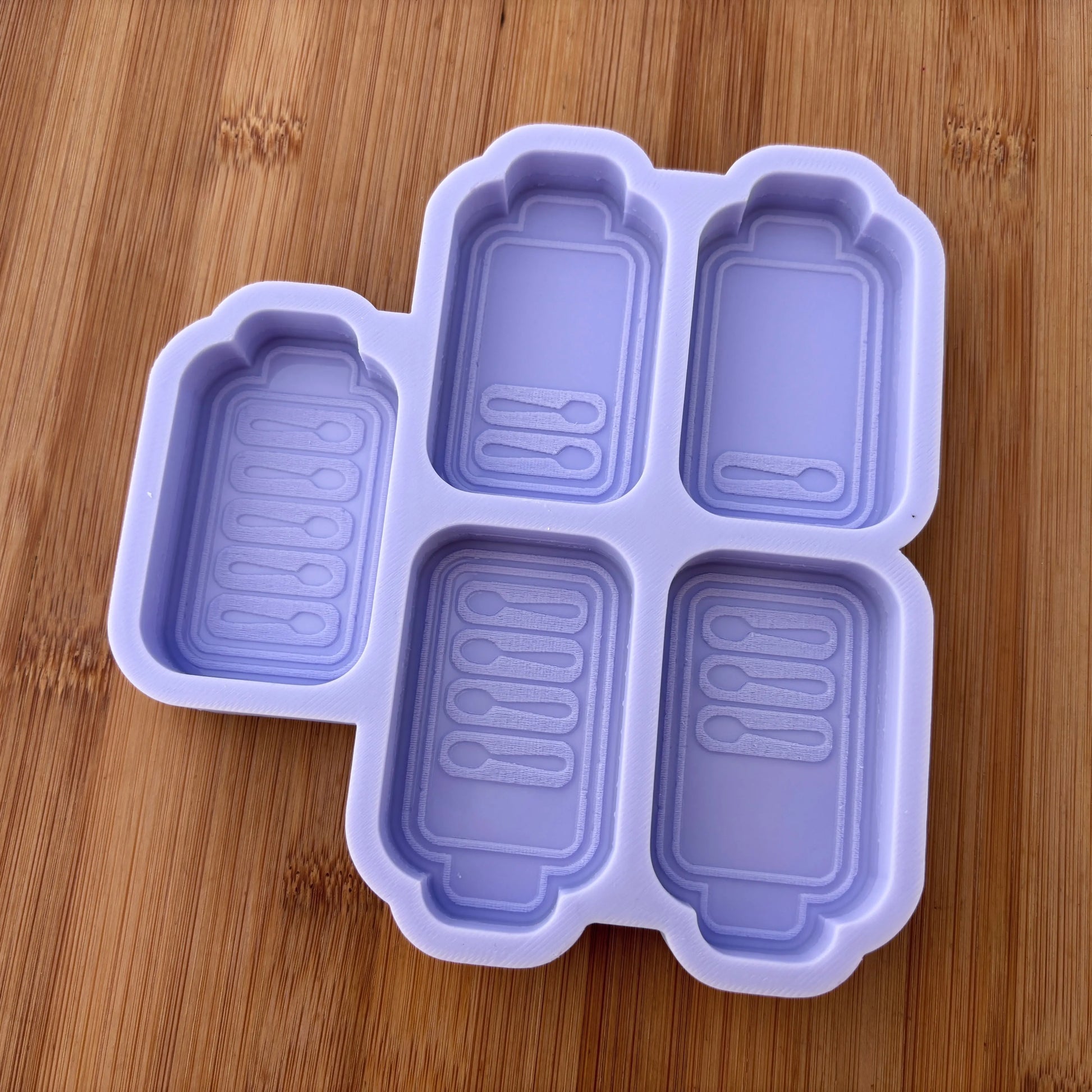 Spoons Battery Silicone Mold