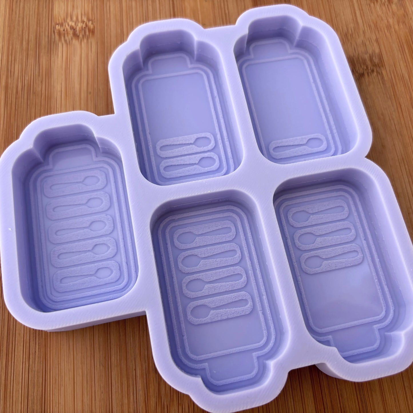 Spoons Battery Silicone Mold