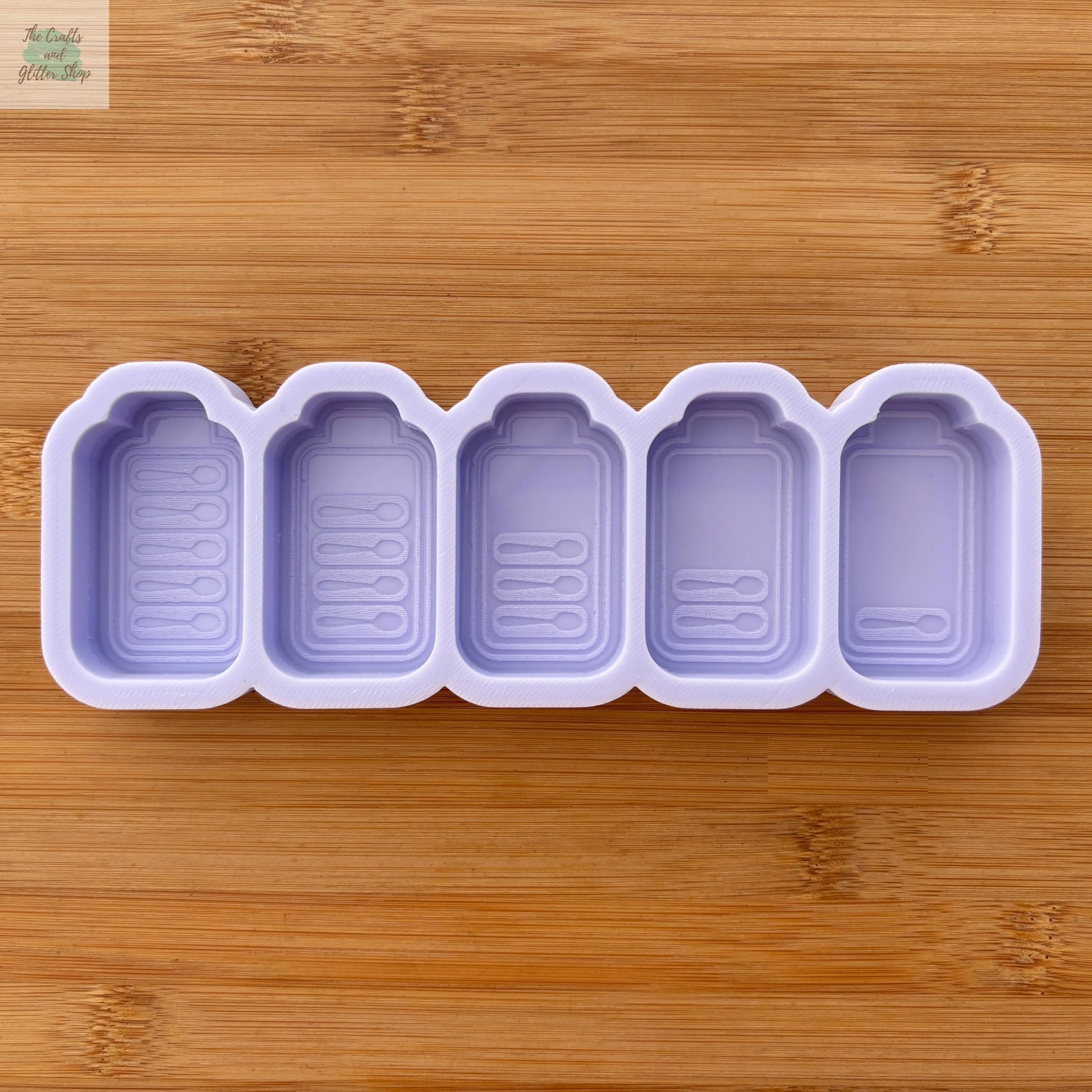 Spoons Battery Silicone Mold - The Crafts and Glitter Shop