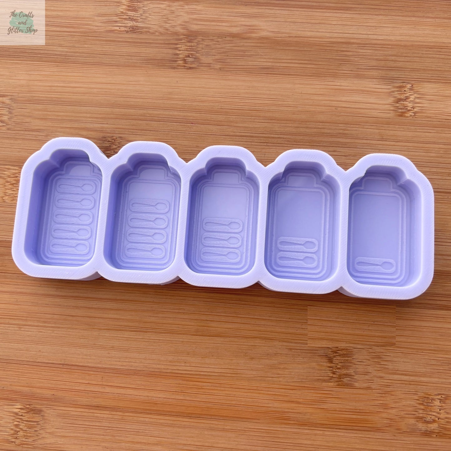 Spoons Battery Silicone Mold - The Crafts and Glitter Shop