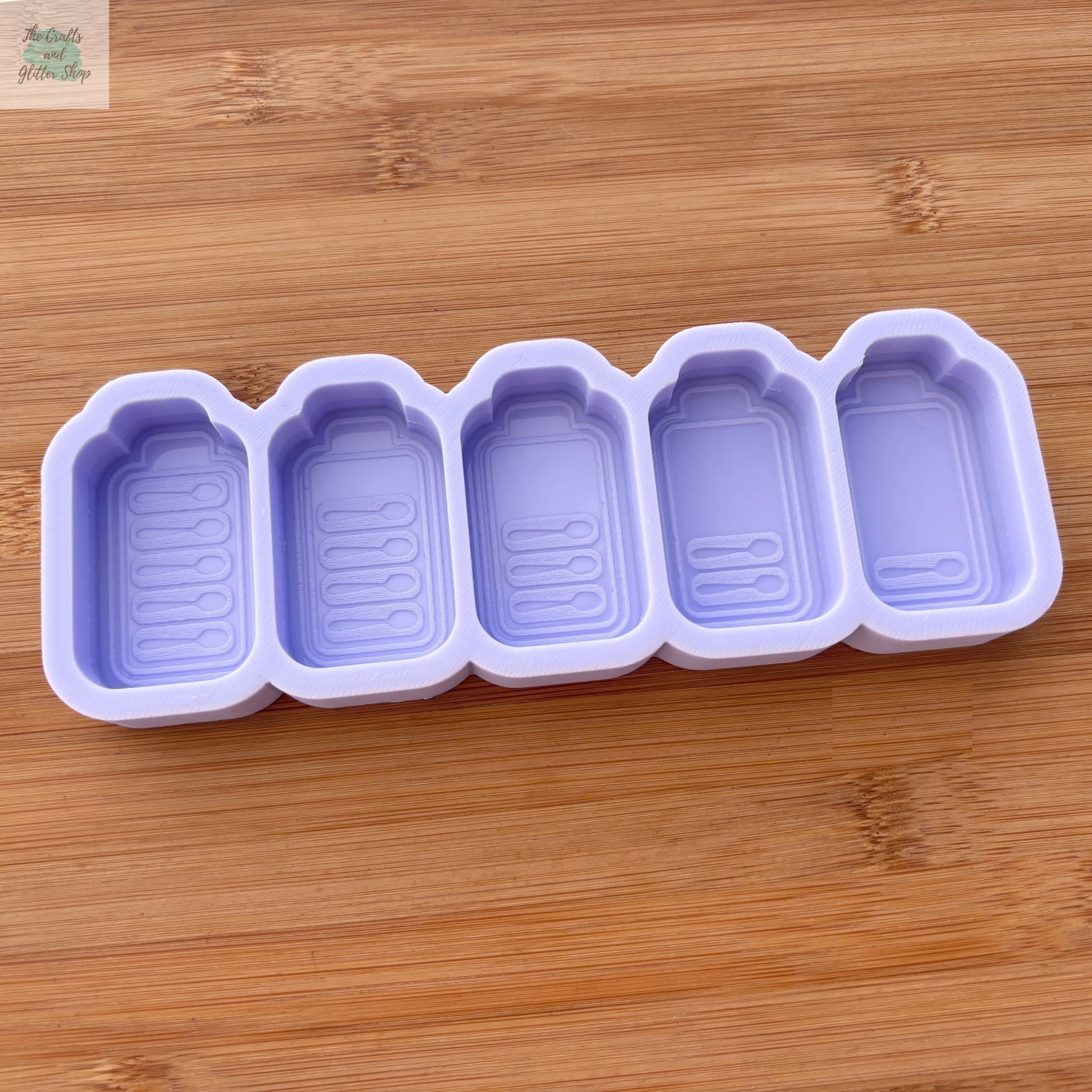 Spoons Battery Silicone Mold - The Crafts and Glitter Shop