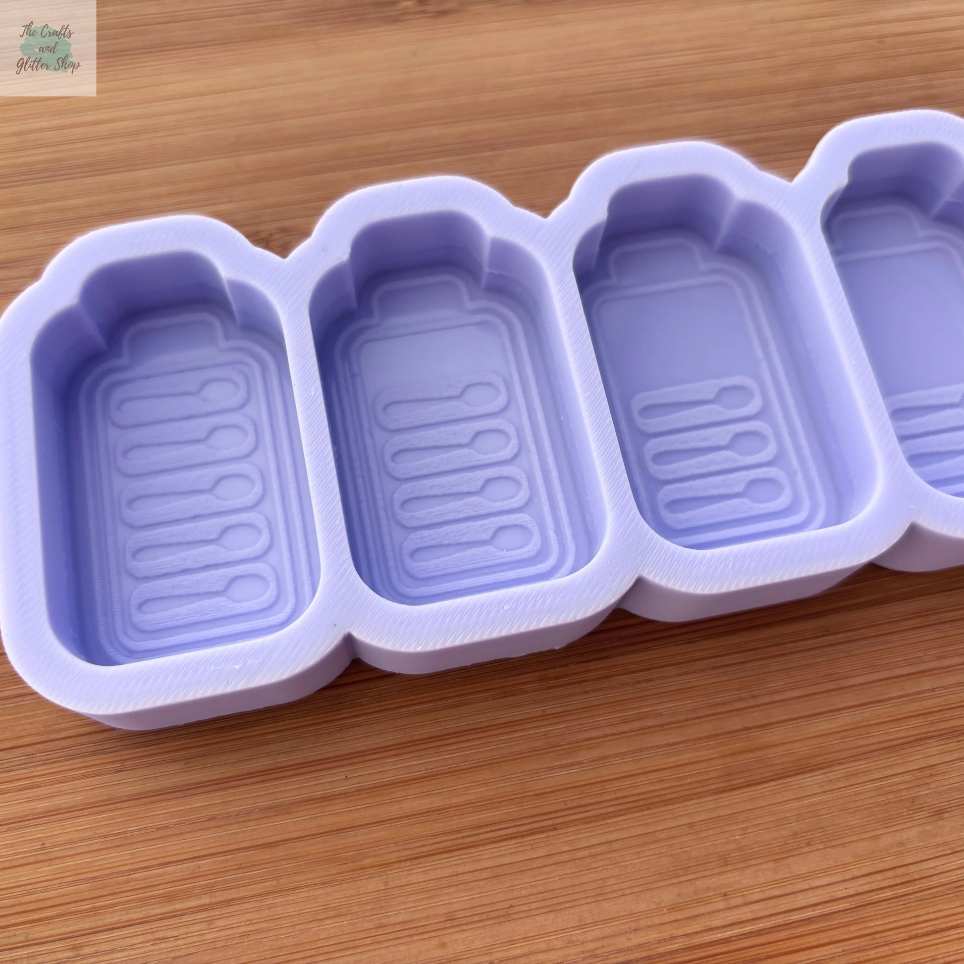 Spoons Battery Silicone Mold - The Crafts and Glitter Shop