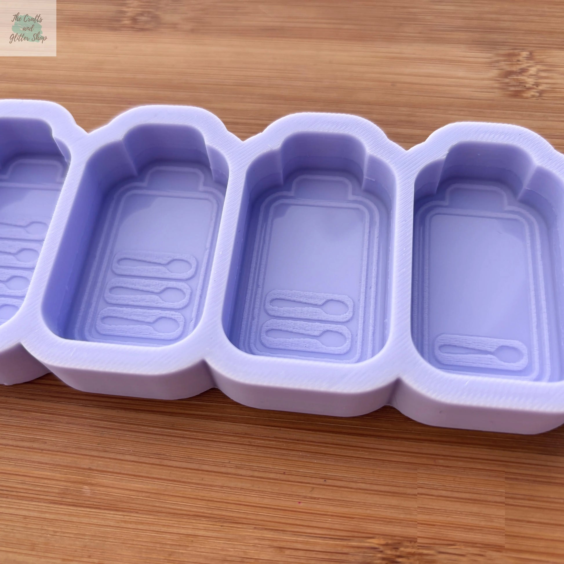 Spoons Battery Silicone Mold - The Crafts and Glitter Shop