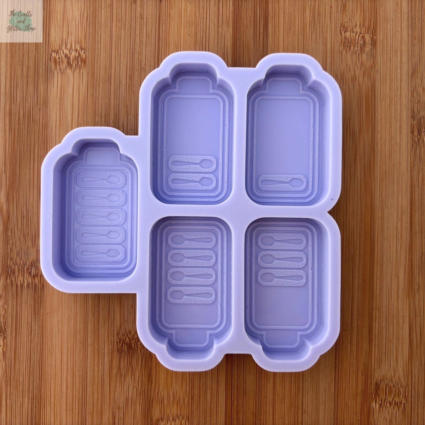Spoons Battery Silicone Mold - The Crafts and Glitter Shop