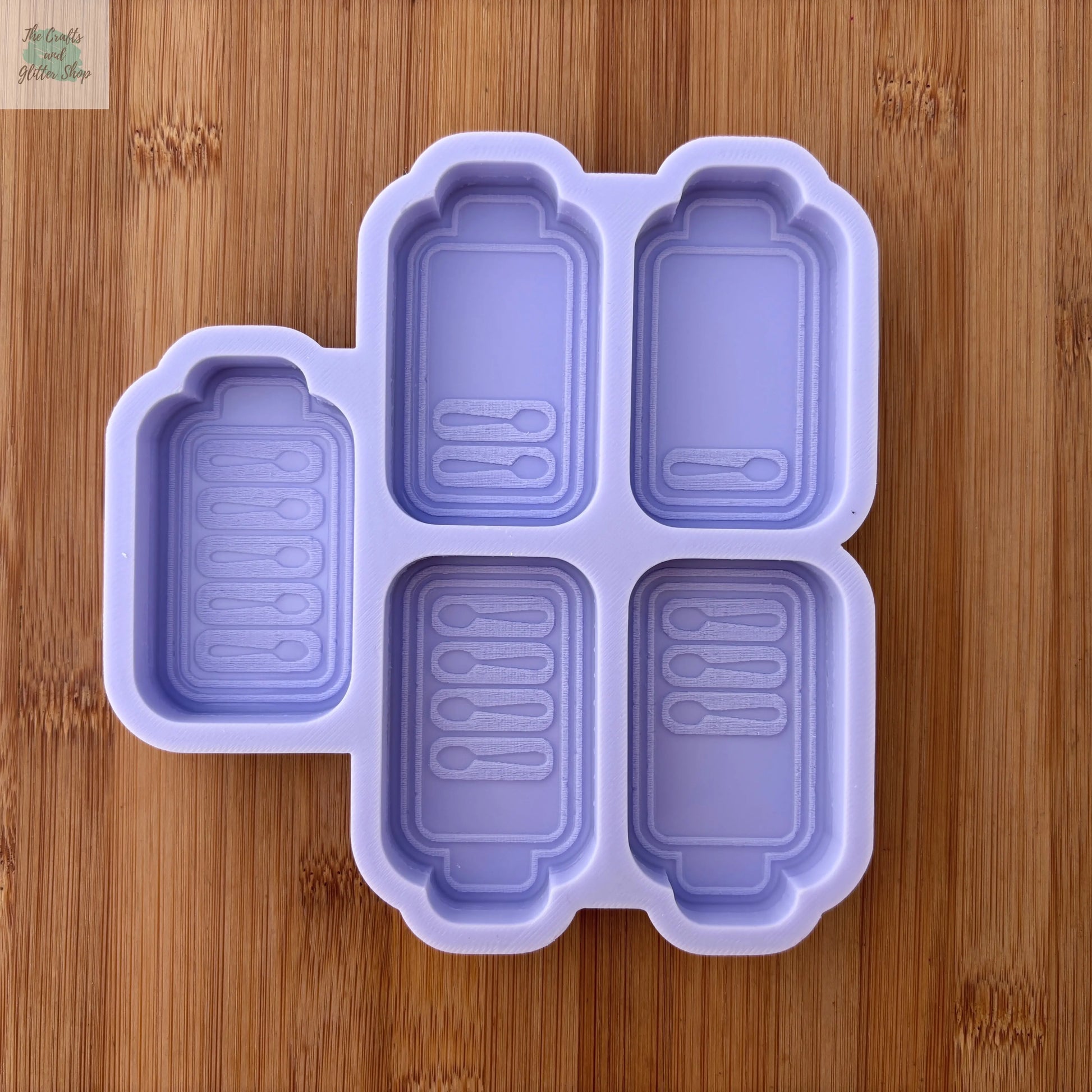 Spoons Battery Silicone Mold - The Crafts and Glitter Shop
