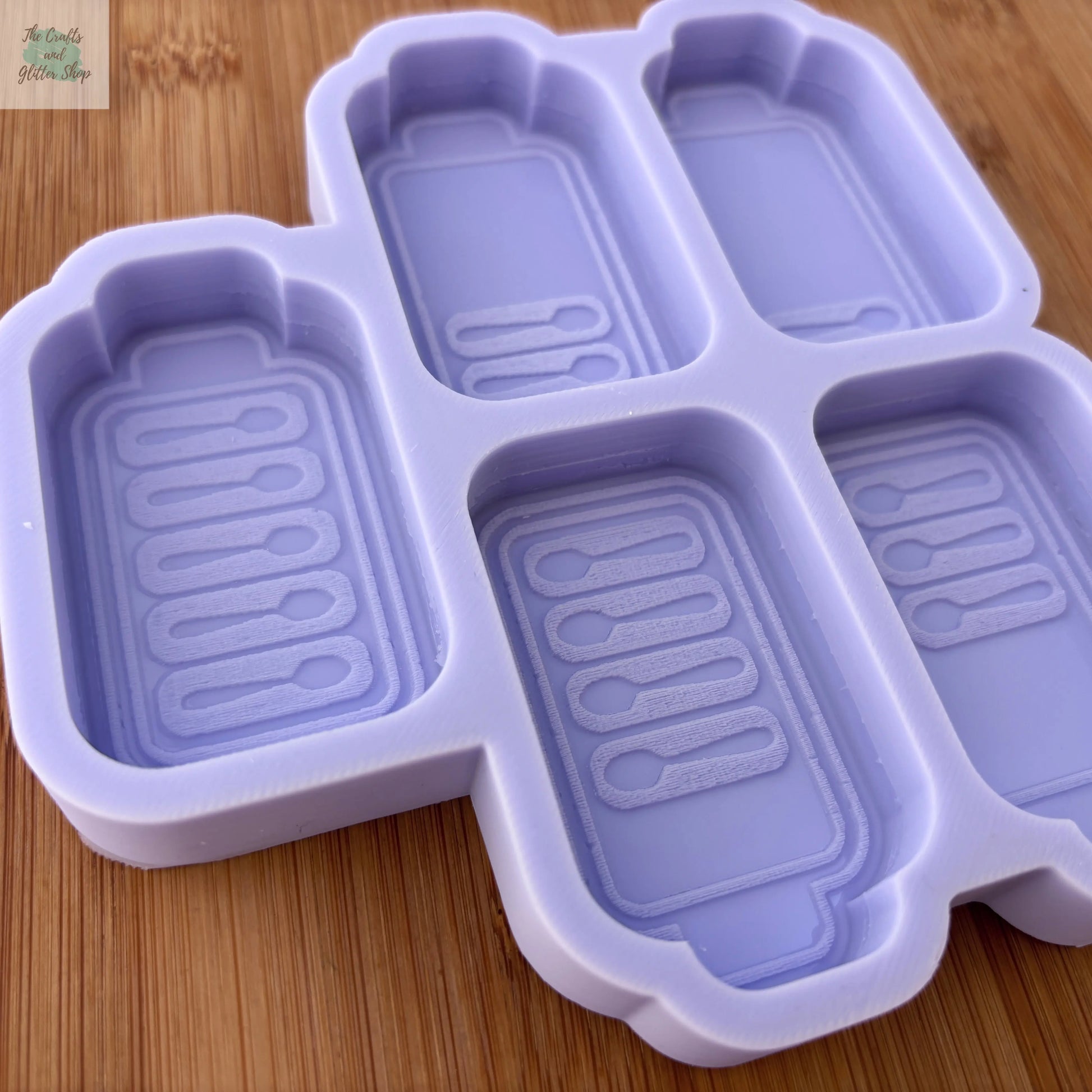 Spoons Battery Silicone Mold - The Crafts and Glitter Shop