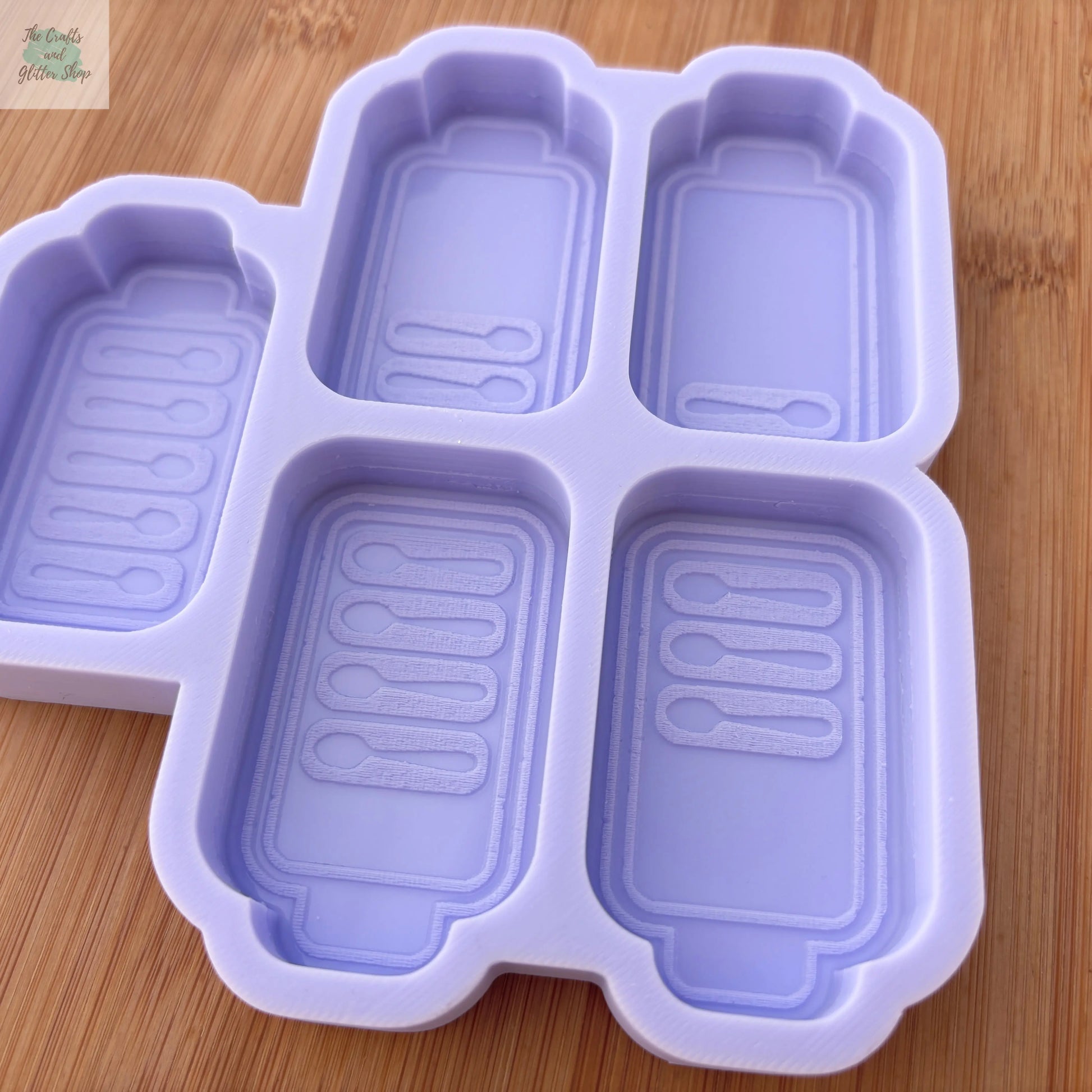 Spoons Battery Silicone Mold - The Crafts and Glitter Shop