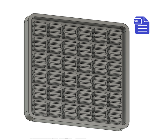 Stack of Books Silicone Mold Housing STL File