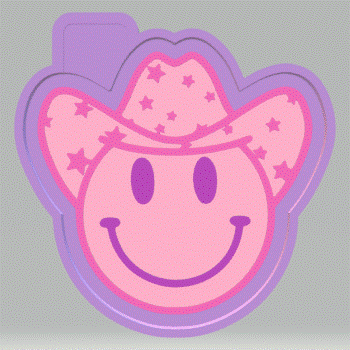Stars Print Cow Girl/Boy Silicone Mold Housing STL File
