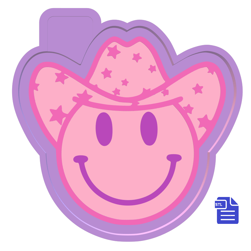 Stars Print Cow Girl/Boy Silicone Mold Housing STL File