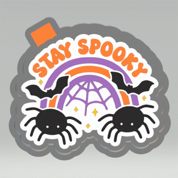 Stay Spooky Silicone Mold Housing STL File
