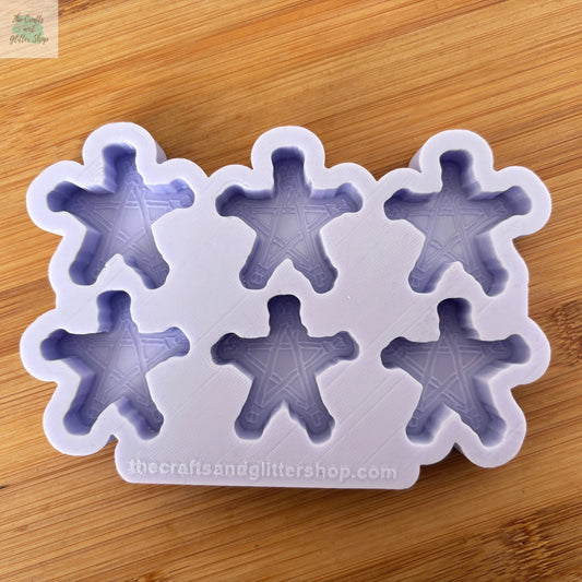 Stick Pentagram Silicone Mold - The Crafts and Glitter Shop